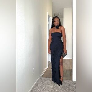 AFRM Strapless Evening Dress